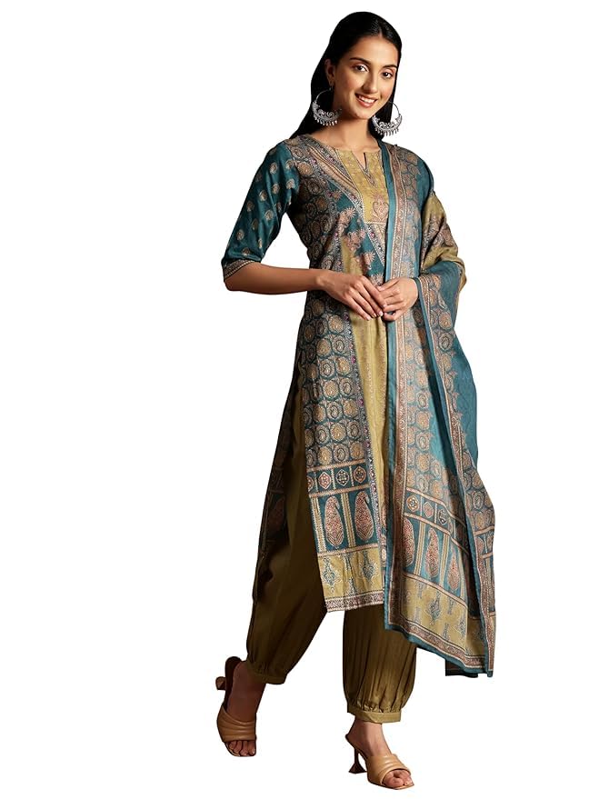 Libas WomenS Pure Cotton Kurta Set (359170R
