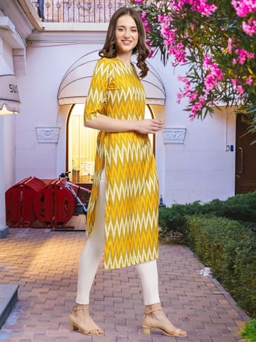 Pinkmint WomenS Crepe Solid Regular Kurti (Ks01_Multicolor2