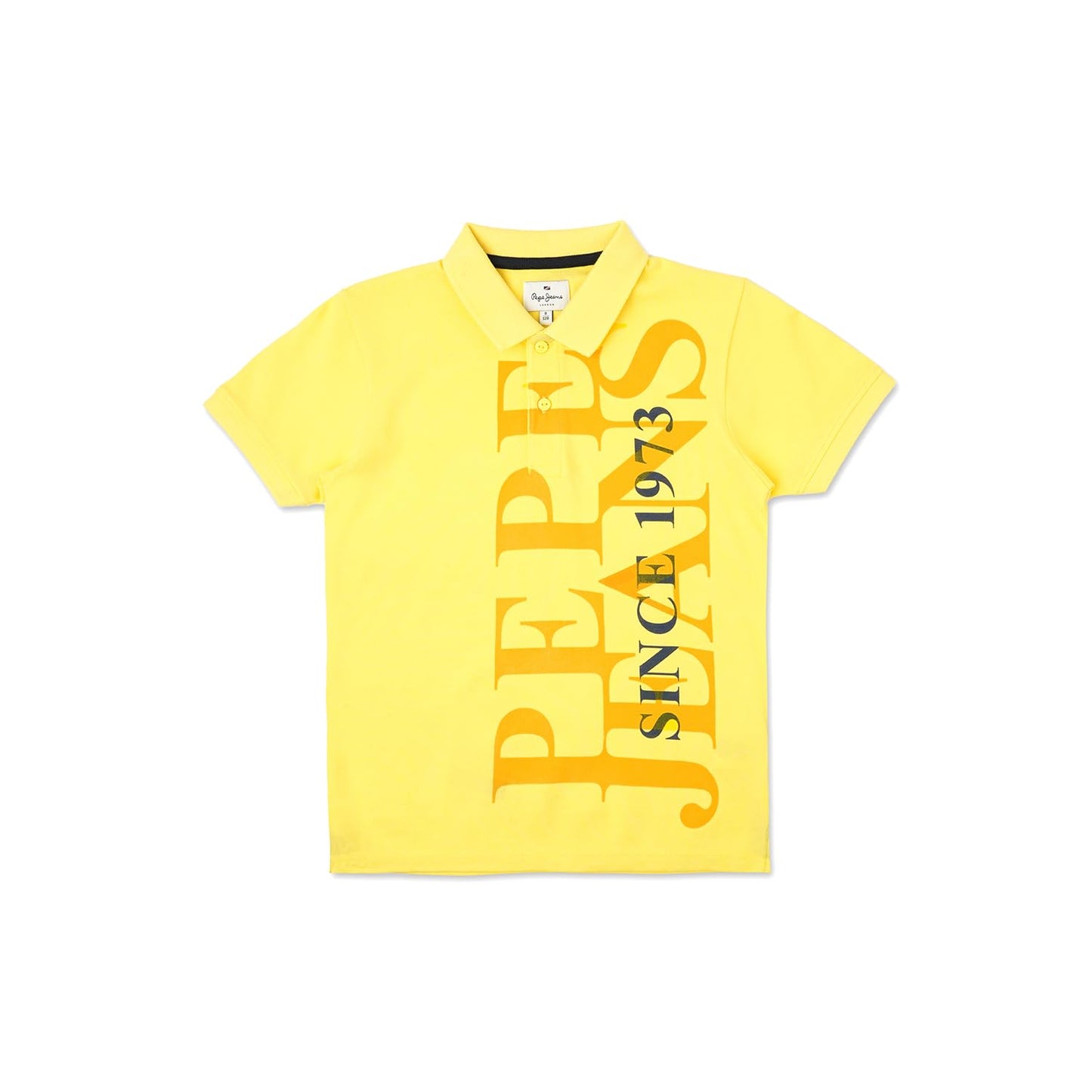 Pepe Jeans Piero Graphic Printed Polo Yellow