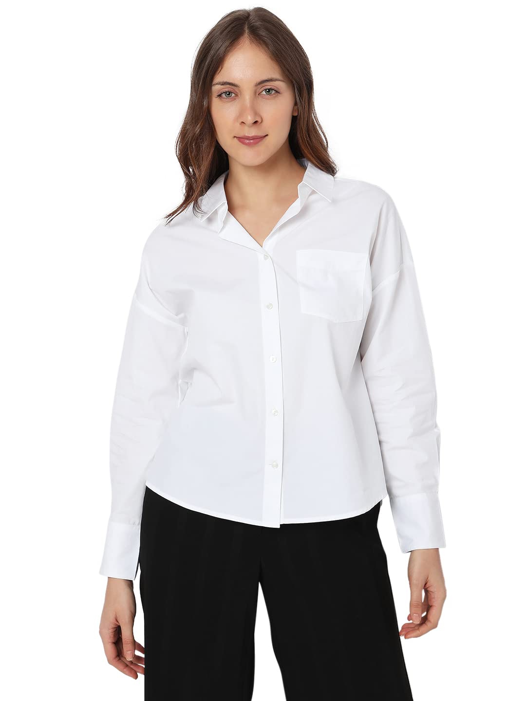 Vero Moda Slim Fit Shirt (10298229_White_Xs)