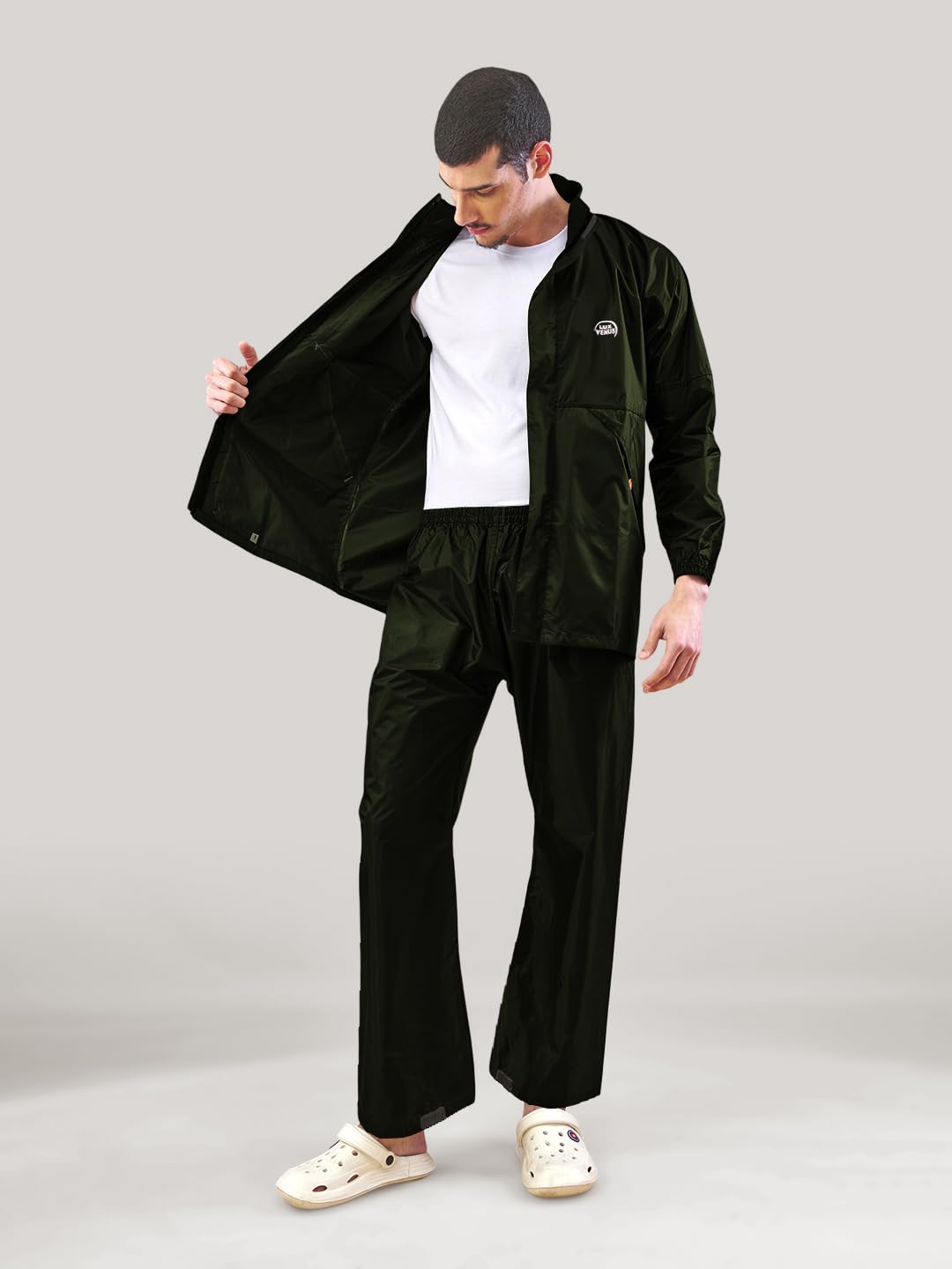Lux Venus Plain Tapping Rain Suit For Men.