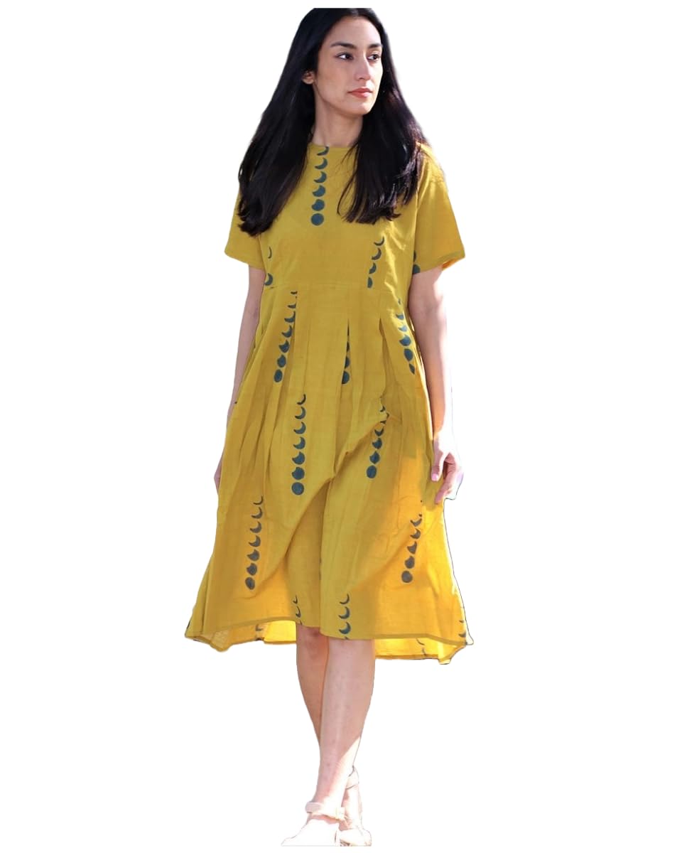GoSriKi Womens Rayon Blend Anarkali Printed Kurta