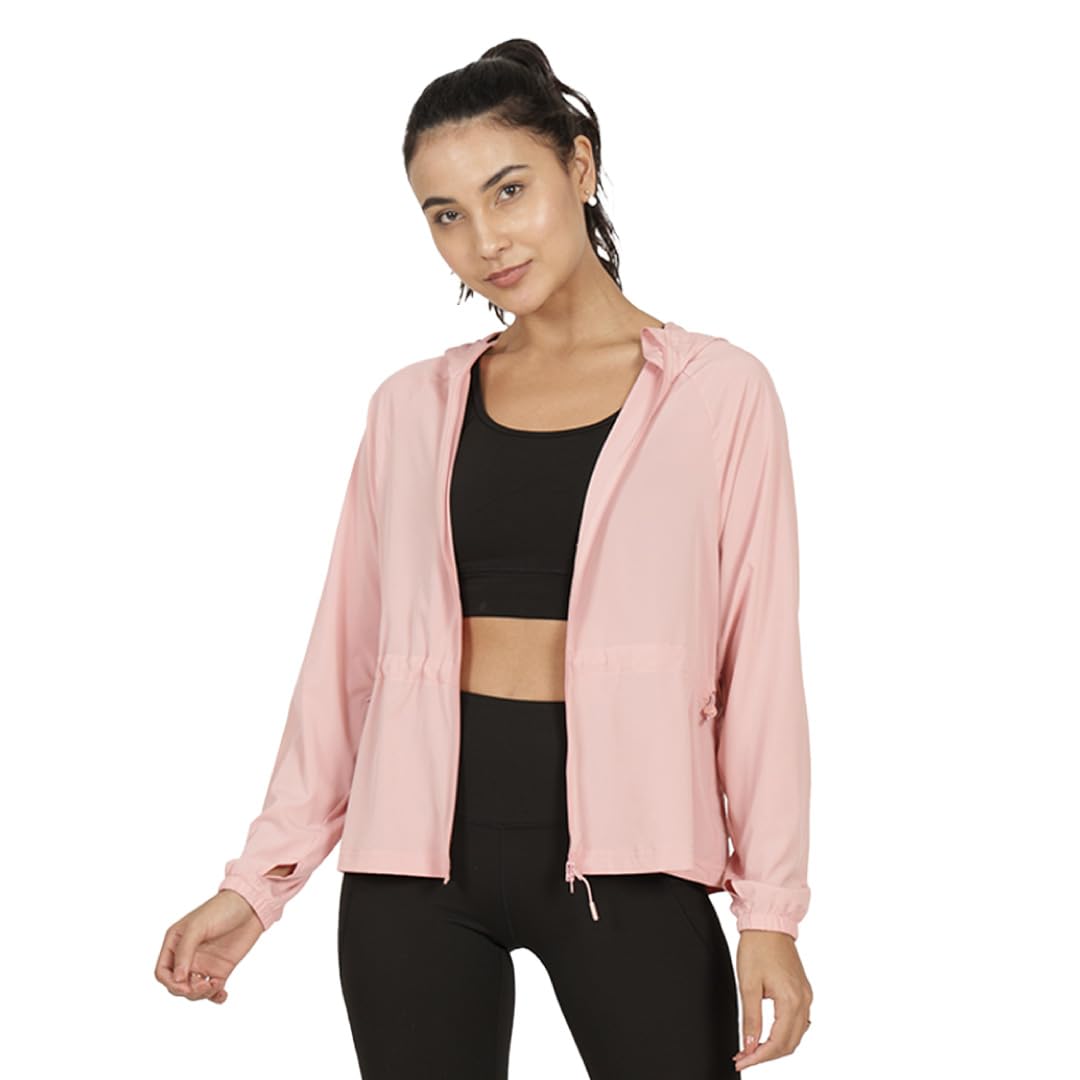 BlissClub AerLight Packable Jacket | Lightweight jacket | Hooded jacket | Relaxed fit | Full sleeves
