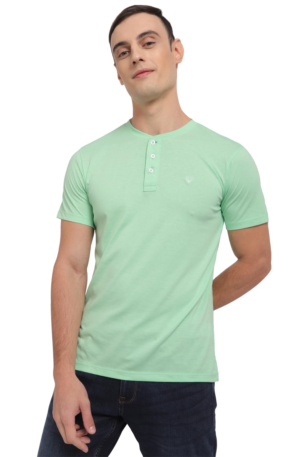 Allen Solly Men Solid Casual T-Shirt