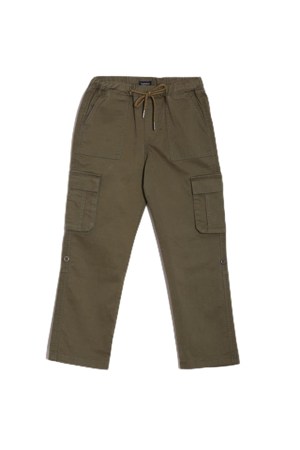Allen Solly Boys Regular Fit Printed Solid Pants