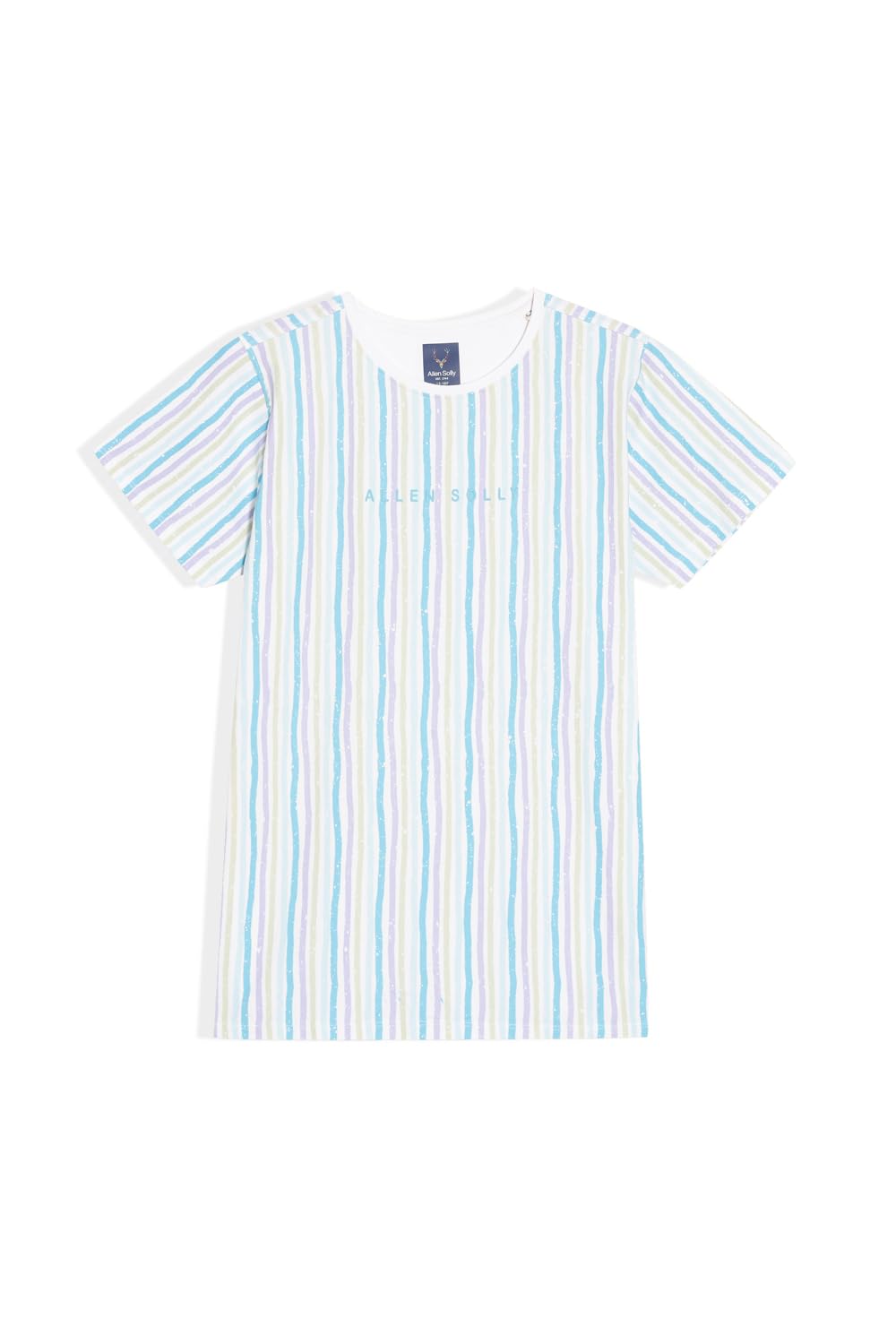 Allen Solly Boys Regular Fit Striped Casual Cotton Half Sleeve T-Shirt