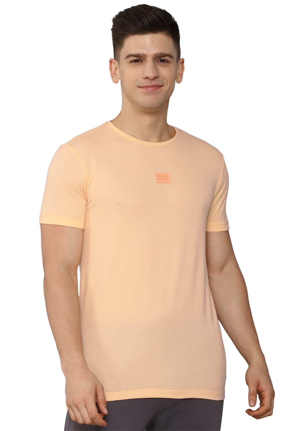 Allen Solly Men Solid Crew Neck T-Shirt