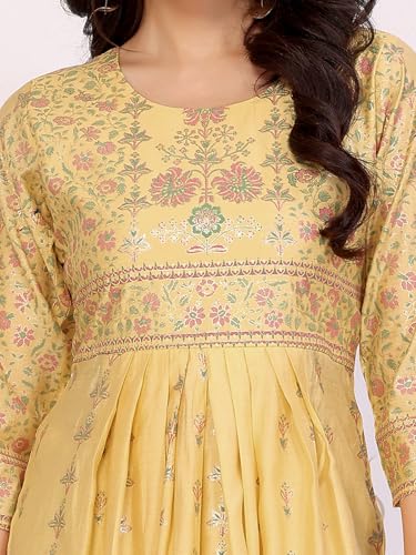rangita Viscose Blend Nayra Style Printed Calf Length Kurti | Kurta for Women