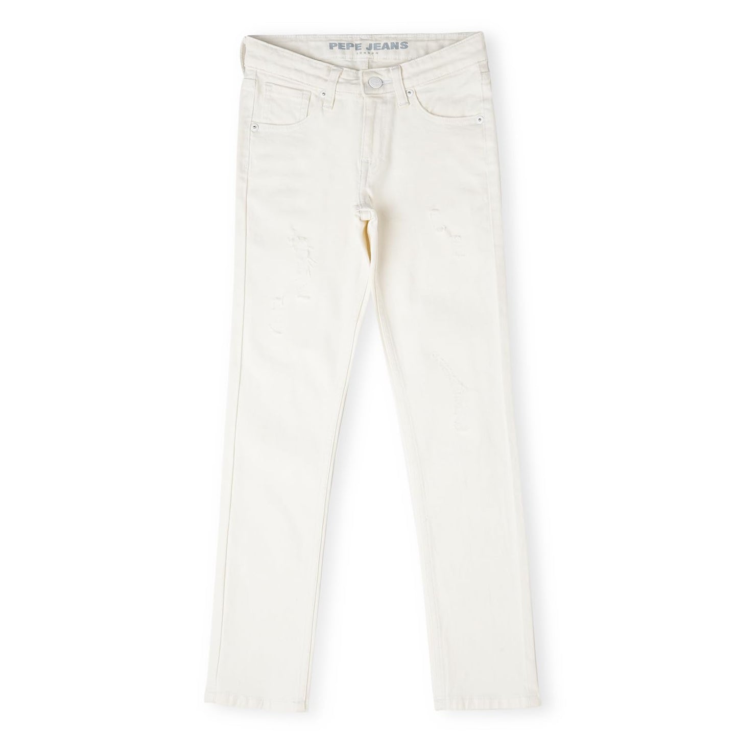 Pepe Jeans BoyS Slim Jeans (Pb202072B79_White Worn