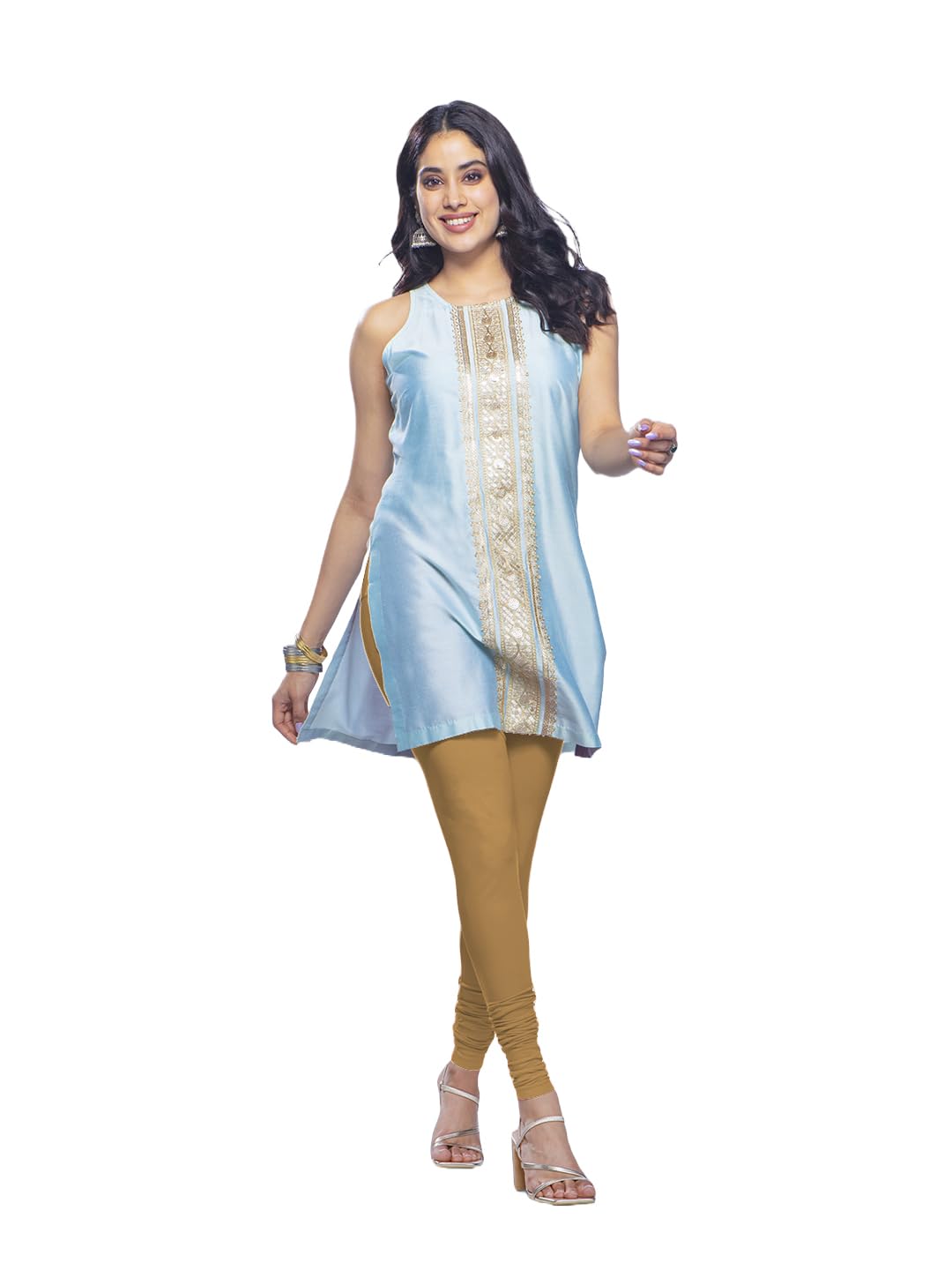 Lyra Premium Viscose Full Length Churidar Leggings For Women