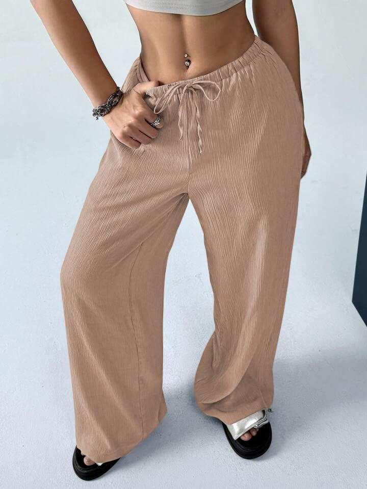 Greciilooks Regular Women Trouser (Gl-Dp-Tr1028_Light Brown