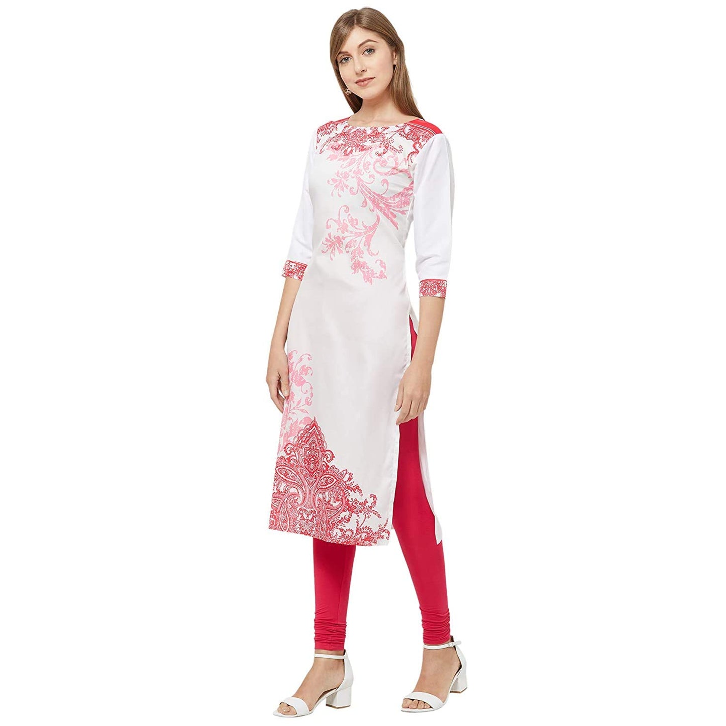 GoSriKi Women's Rayon Kurta