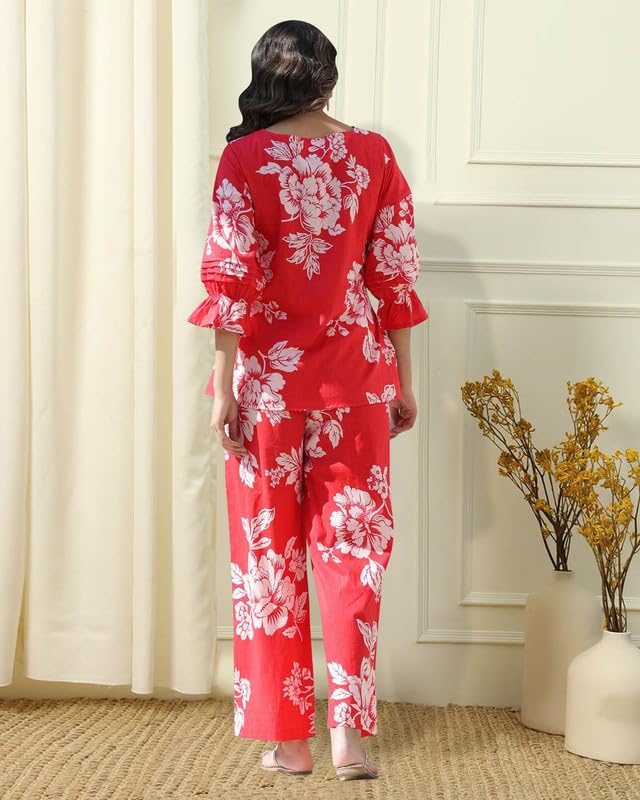I ENTERPRISE Women Kurta Set for Women || Co-Ords Set || Kurta Pant Set || Coordinate Set || Summer Suit || Printed Kurti with Pant Set