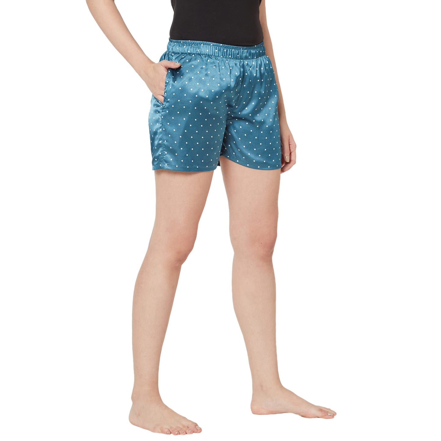 Sweet Dreams Womens Regular Shorts (OCW-2359A_Teal