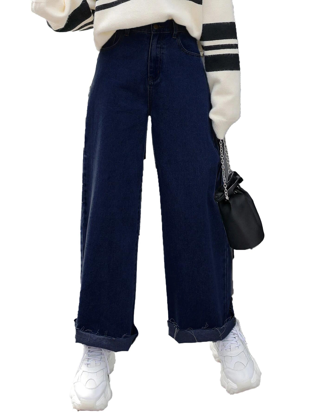Kotty Women Regular High Rise Dark Blue Jeans