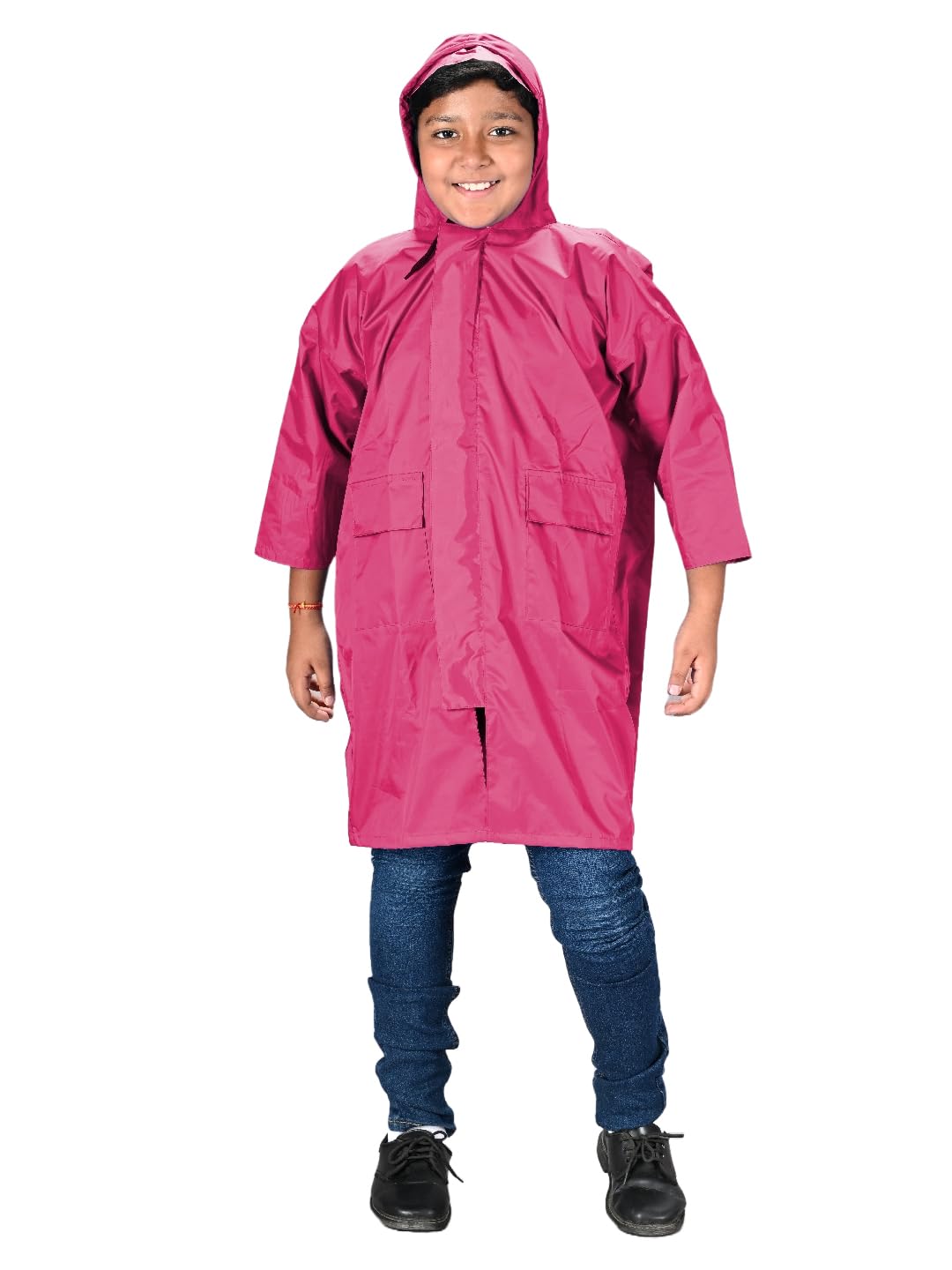 Lux Venus Boys Raincoat With School Bag Cover Pink