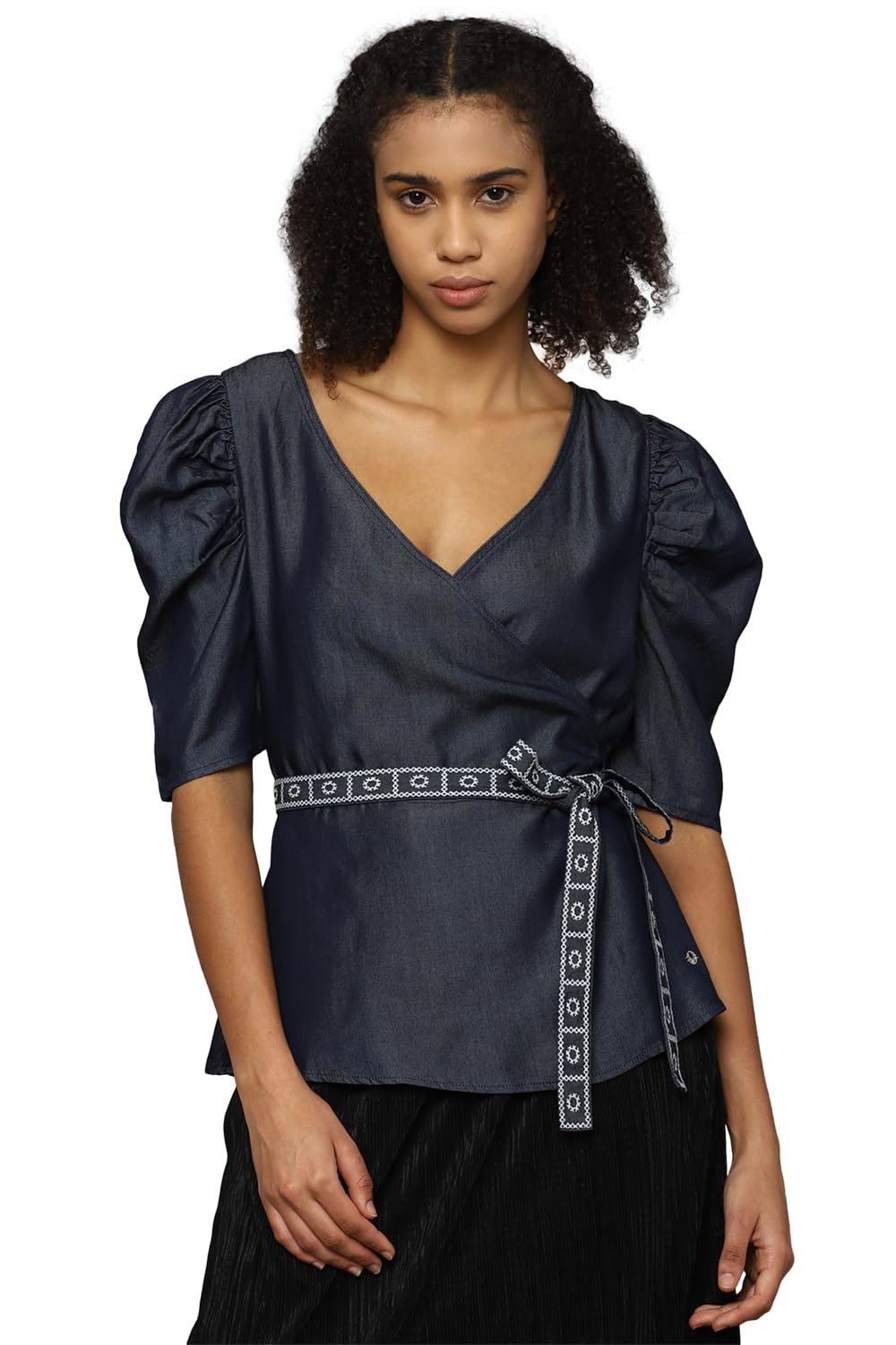 Allen Solly Women Regular Fit Solid Casual Shirt
