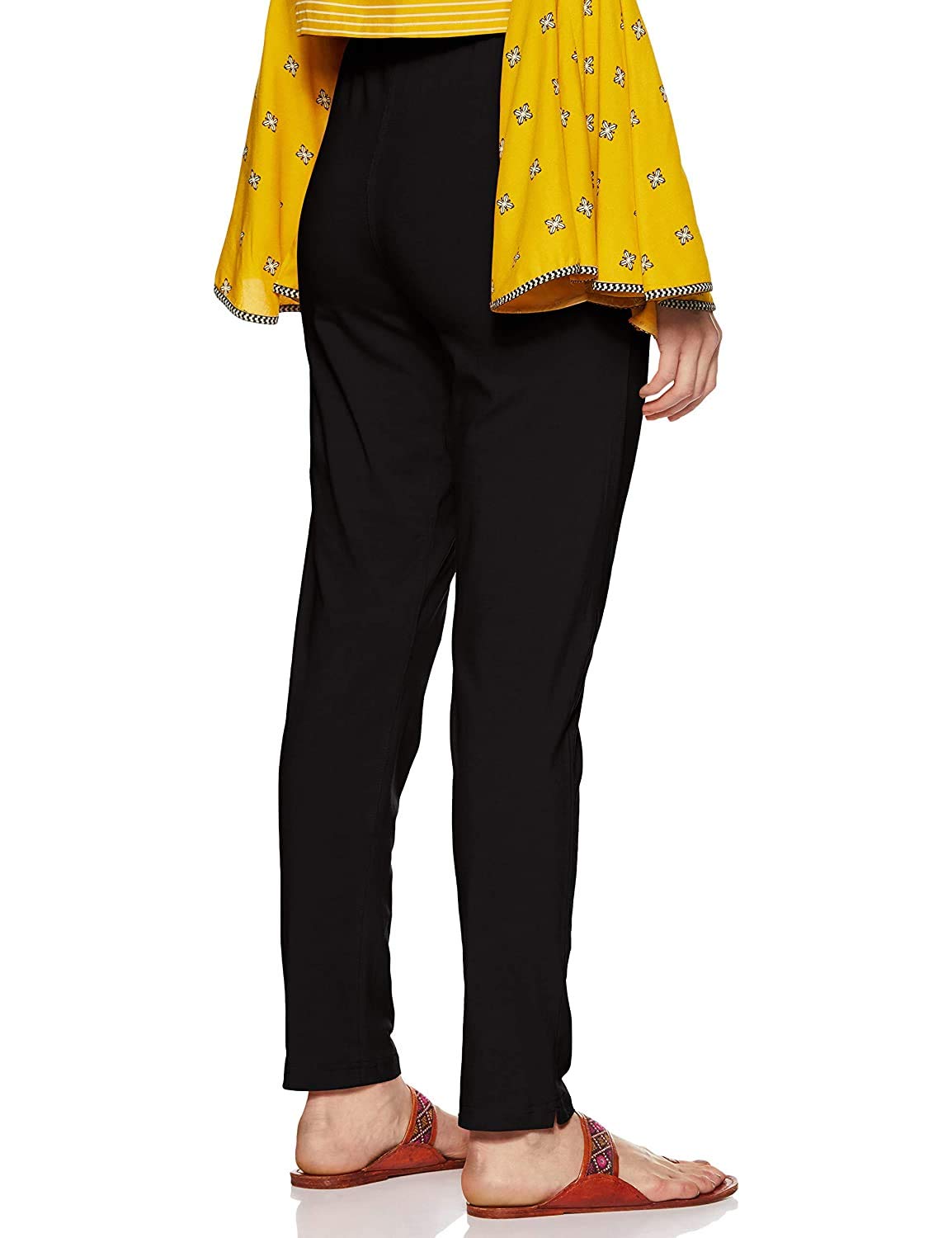 Lux Lyra Women's Regular Fit Kurti Pant Black Free Size
