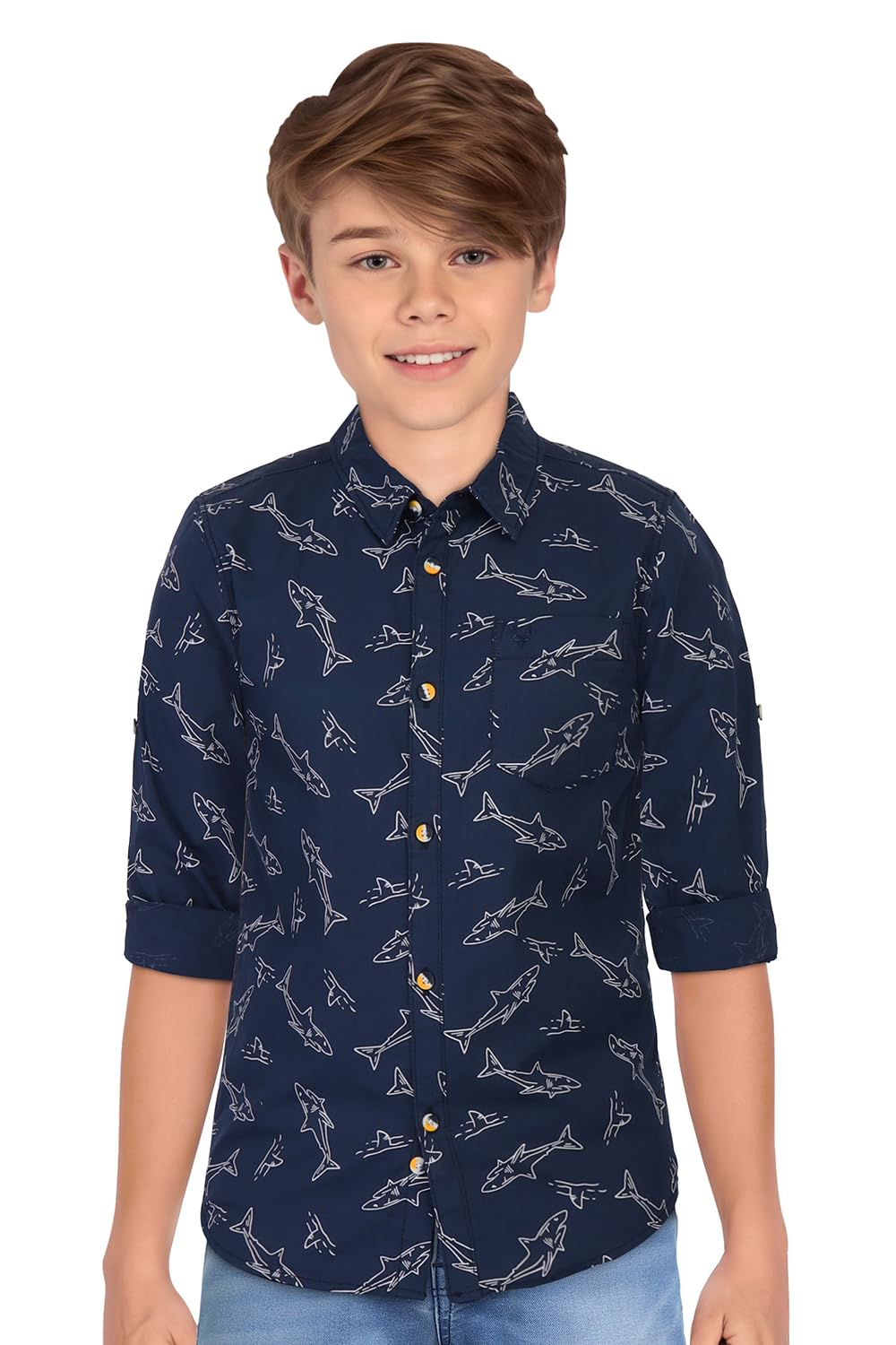 Allen Solly Boys Slim Fit Printed Casual T-Shirt
