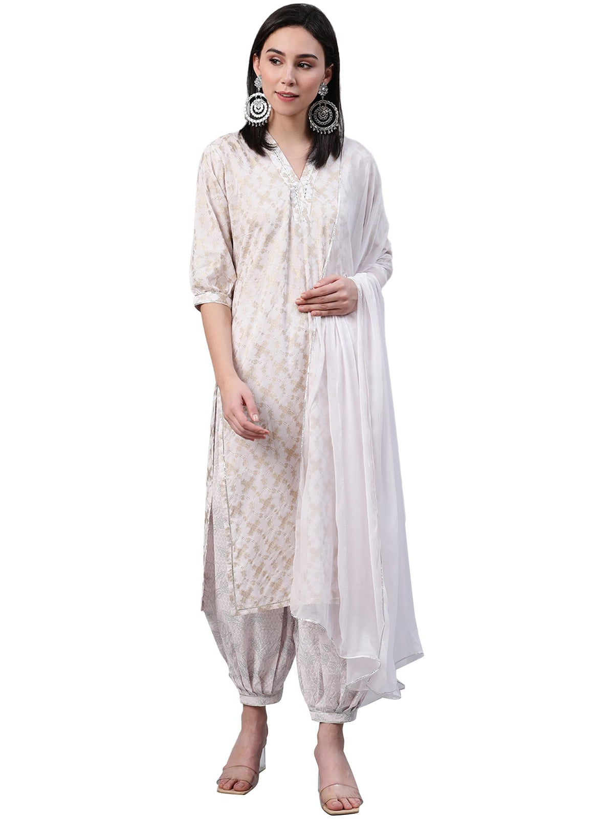 Libas WomenS Cotton Kurta Sets (6923_Pink