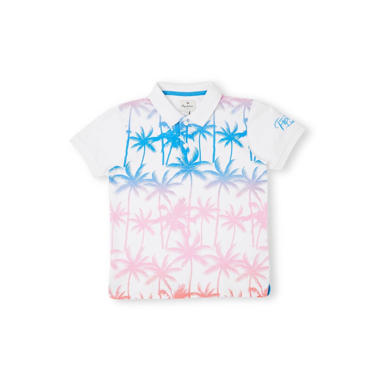 Pepe Jeans Patrick Graphic Printed Polo White