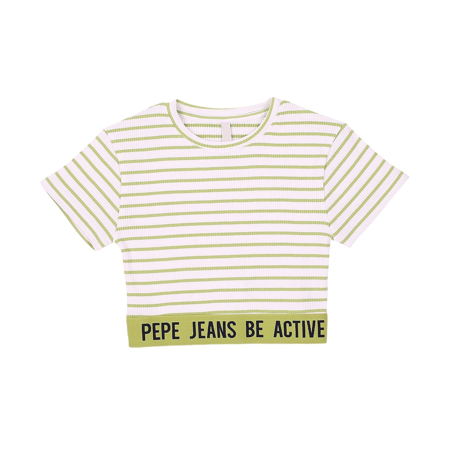 Pepe Jeans GirlS Slim T-Shirt (Pg502895_Lime 6)
