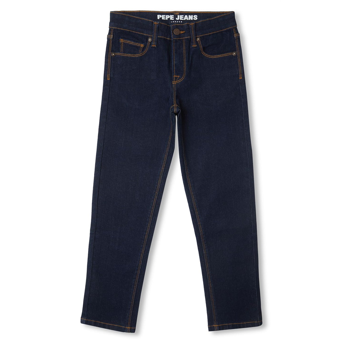 Pepe Jeans BoyS Relaxed Jeans (Pb202149Aa0_Raw_Dark Indigo Blue