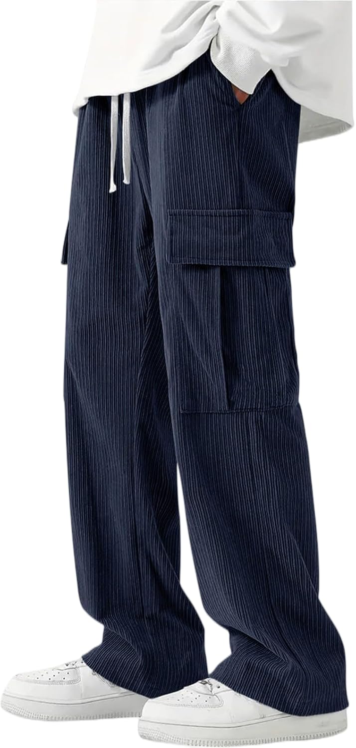 Indoprimo MenS Regular Trouser (Bull 007_Navy