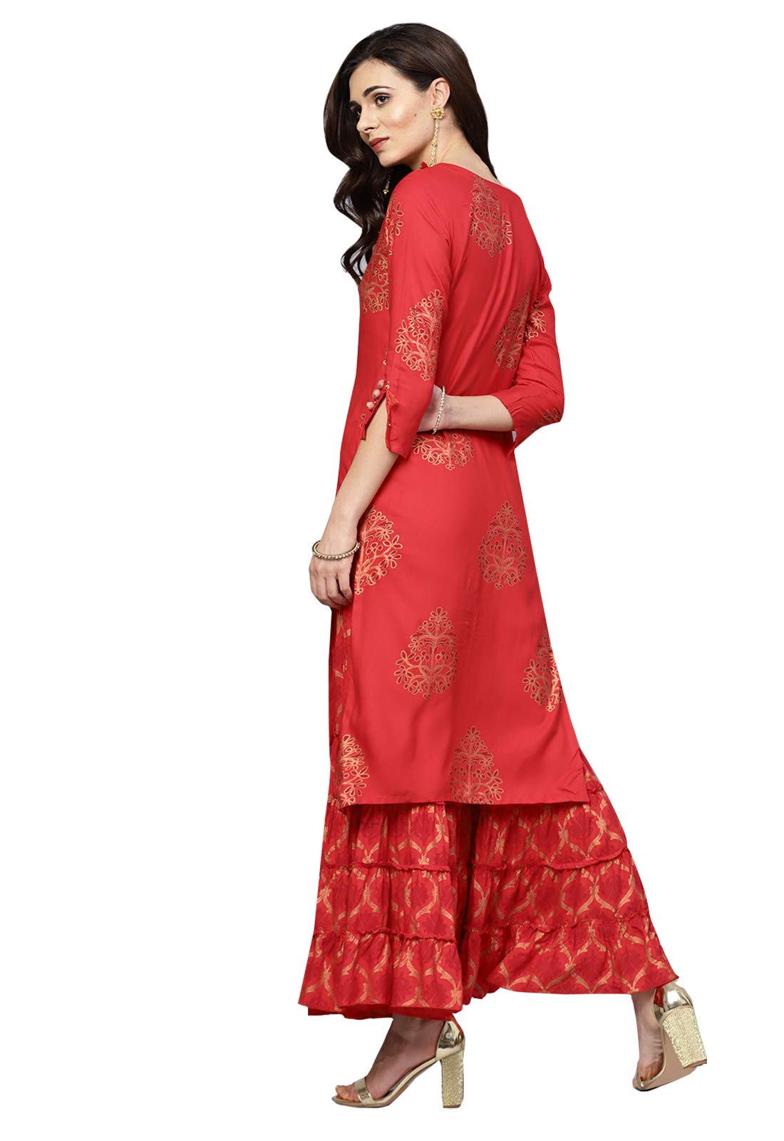 ishin Women's Rayon Salwar Suit Set