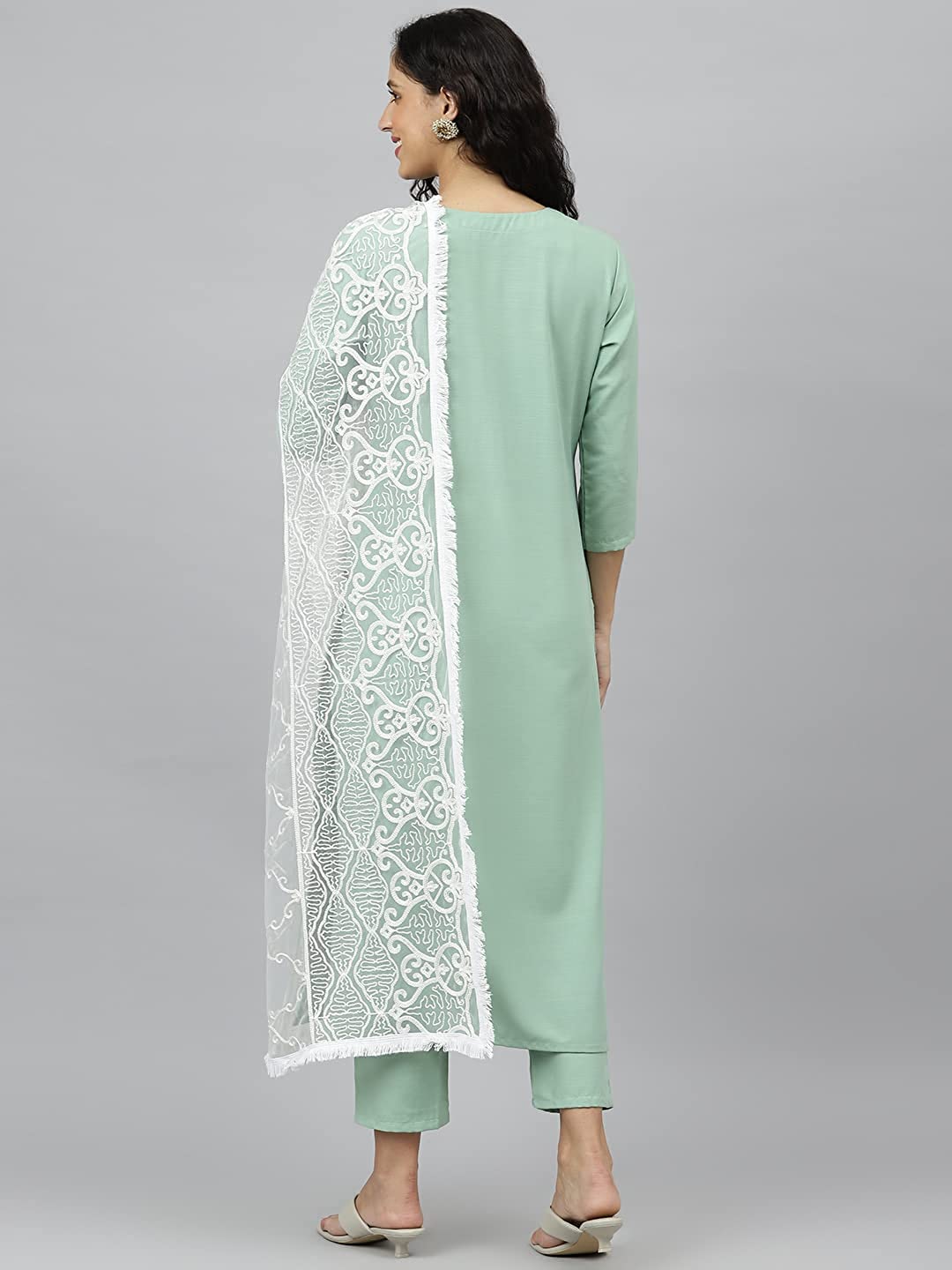 GoSriKi Women Kurta, Pant & Dupatta