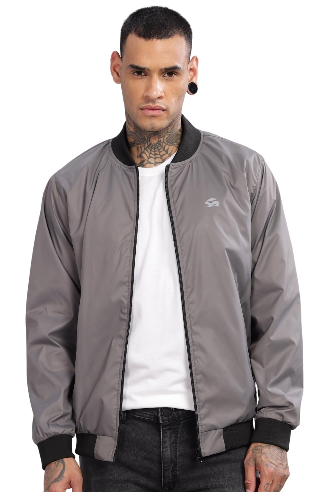 ADRO Mens Military Coat (JK24-PLN-GR_Grey
