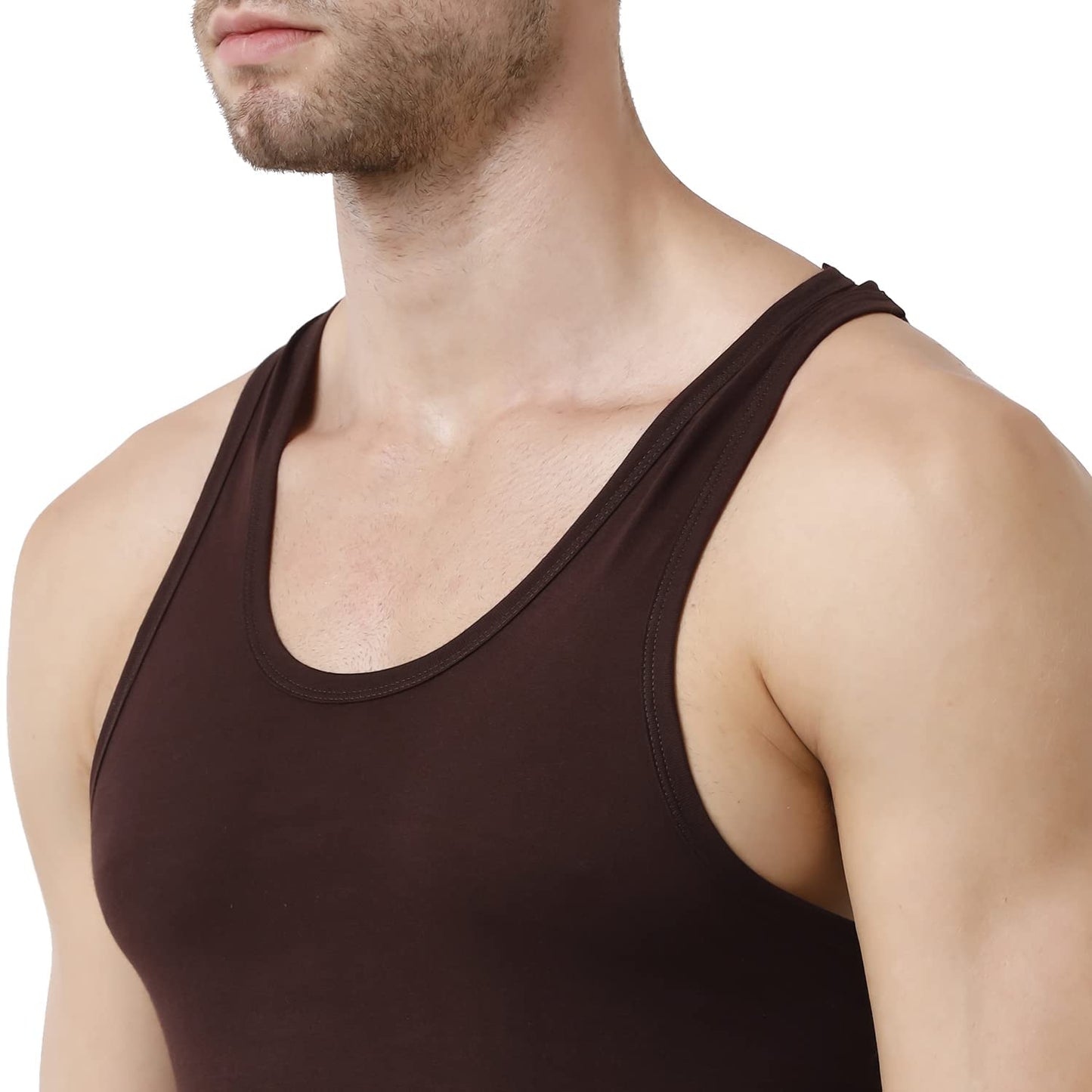 Rupa Mens Solid Regular Fit Vest (Jon_PO3_Assorted