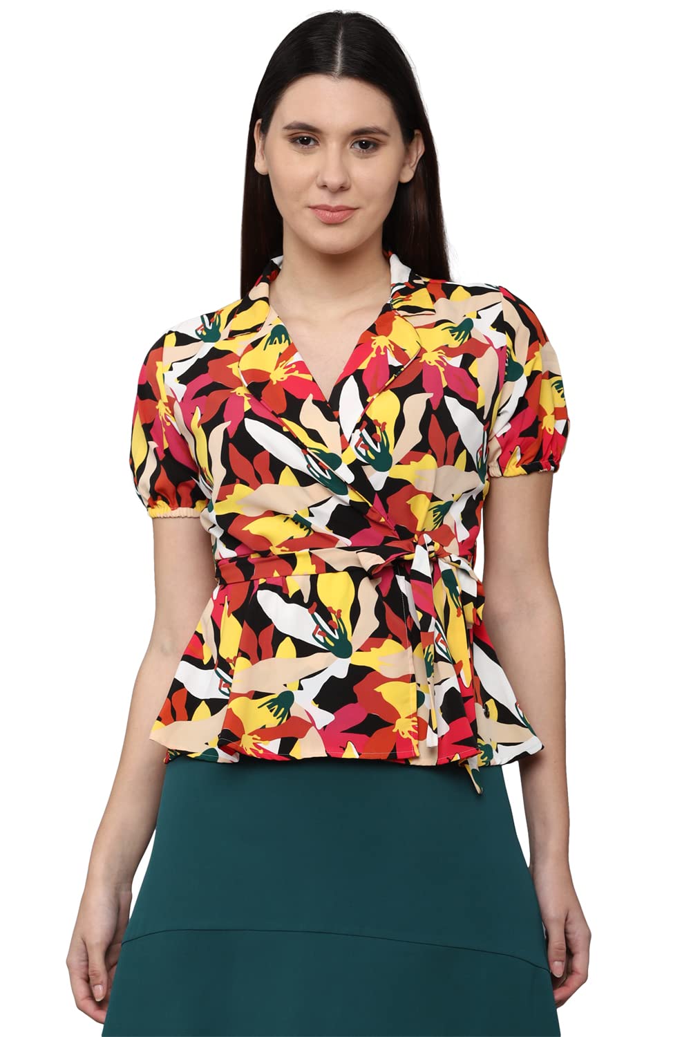 Allen Solly Women Regular Fit Printed Casual Shrug