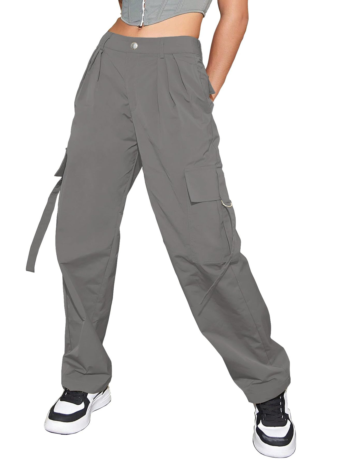 Shasmi Womens Regular Classic Design for Business and Formal Occasions (Mens Stretch Dress Pants 133_Grey