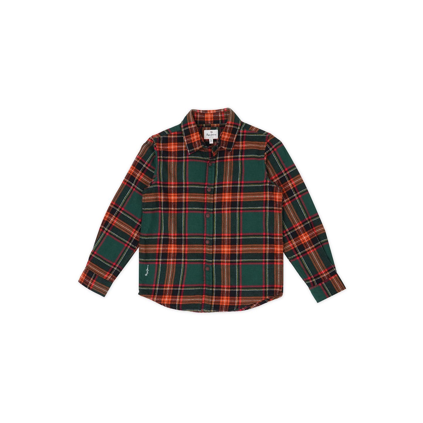 Pepe Jeans BoyS Regular Fit Shirt (Pb302549_Dark Green