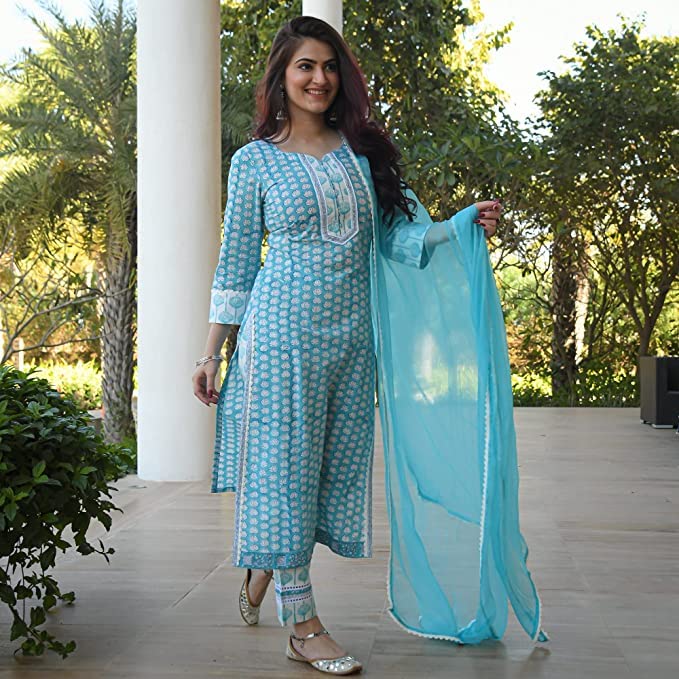 LookMark Women's Rayon Kurta Set
