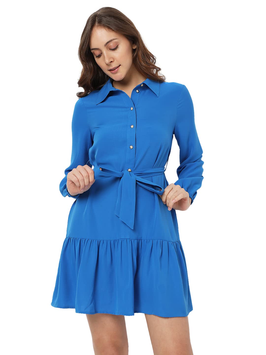 Vero Moda Flared Dress (184456901_Directoire Blue_Xs)