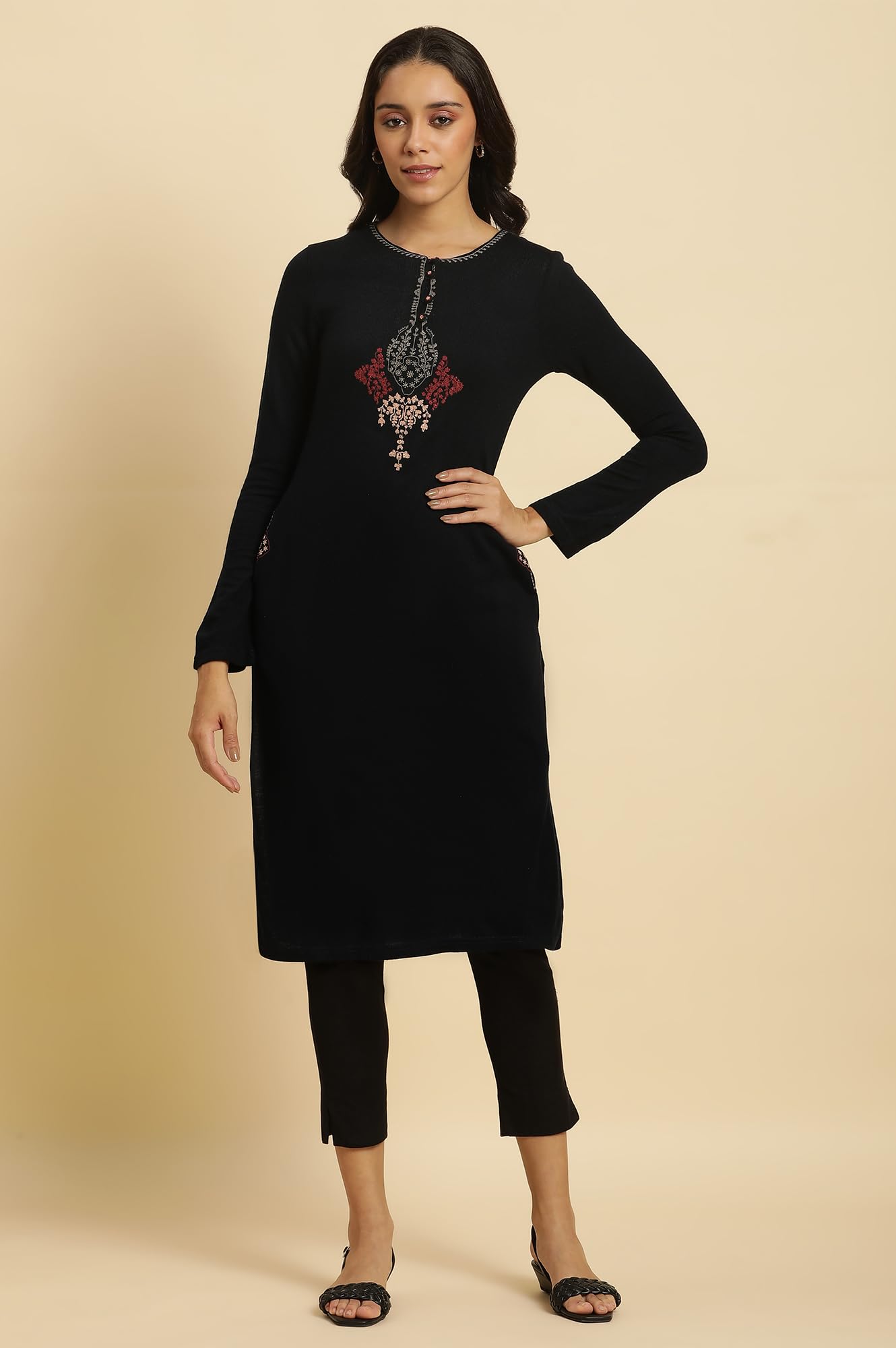W for Woman Women's Winter Kurta