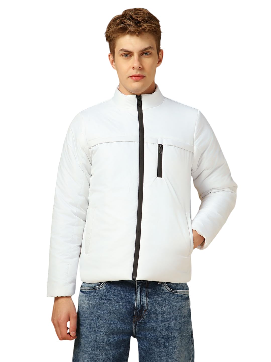 Dennis Lingo Men Regular Fit Polyester Full Sleeves Solid Jackets