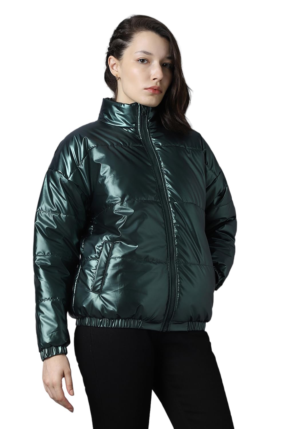 High Star WomenS Jacket (Hswjkw23001_Gr_Grey