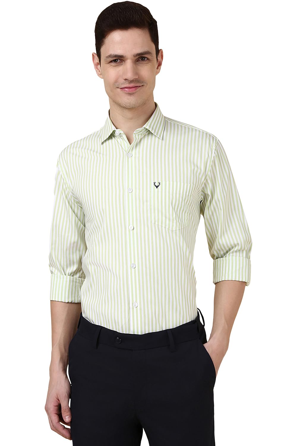 Allen Solly Men Striped Full Sleeve Shirt