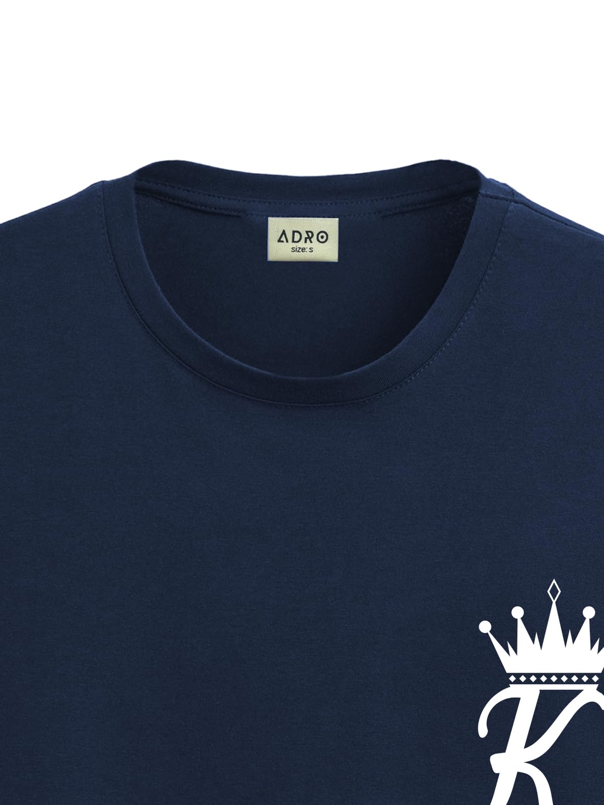 ADRO T-Shirts for MenChest Printed T-Shirt for MenCotton Tshirt for Men|RN24-STICK-KK-NB