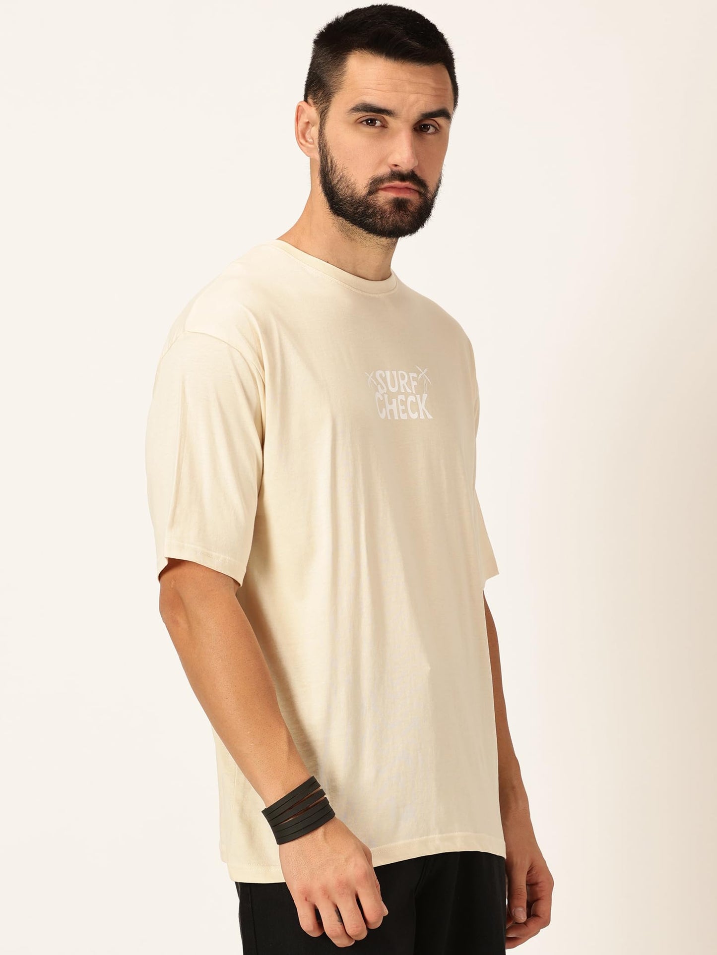Thomas Scott Mens Oversized Fit T-Shirt (TSKOversized_Beige California