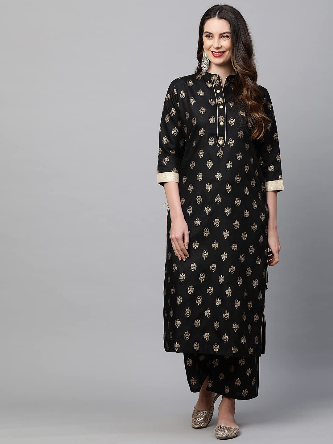 GoSriKi Women's Kurta With Palazzo