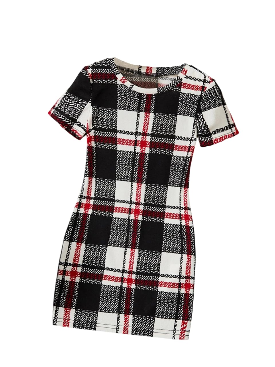 TAGAS Young Girl Contrast Dobby Mesh Puff Sleeve Dress || Girls Dress || Party Dress for Girls ||Fency Dress||(GCD) White