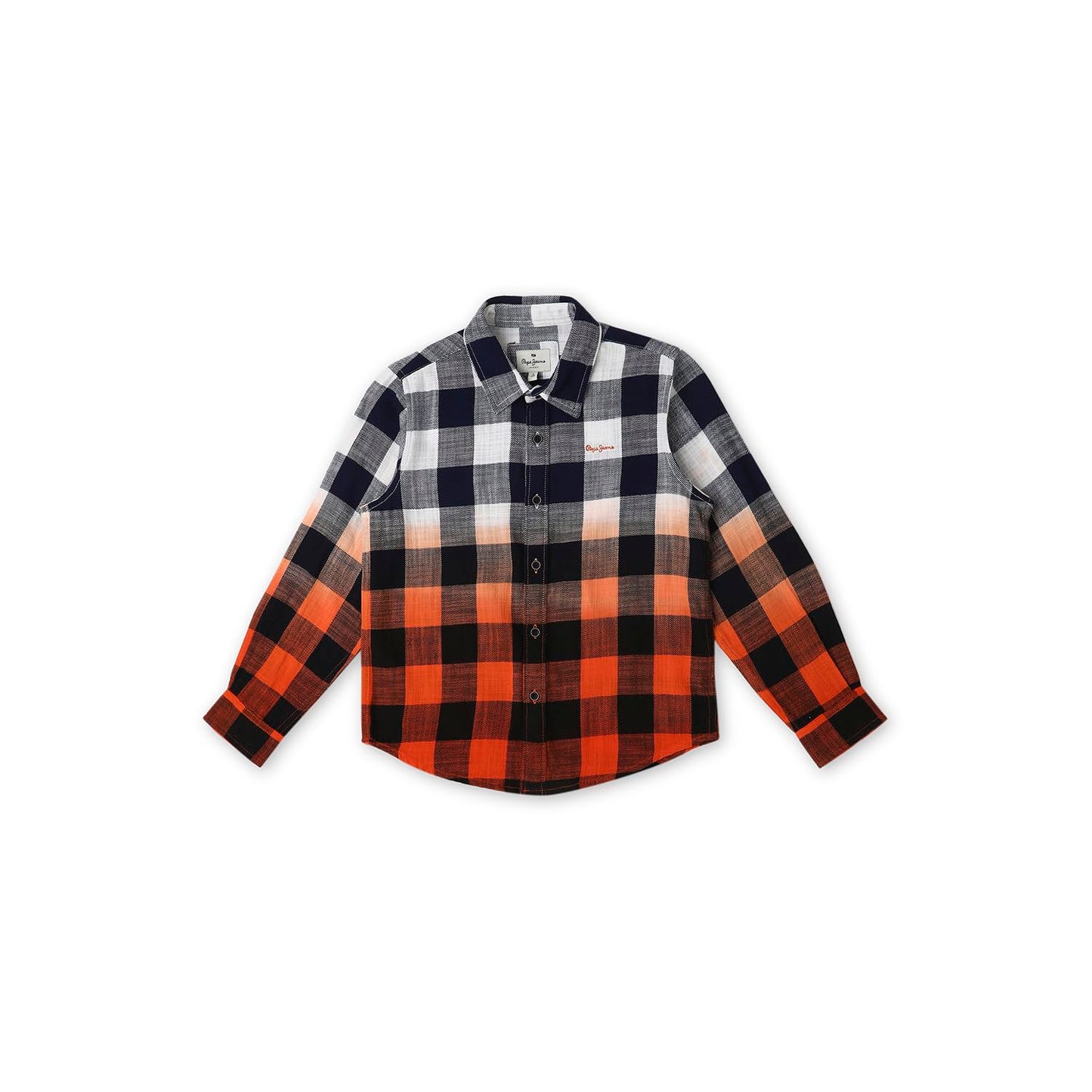 Pepe Jeans BoyS Checkered Regular Fit Shirt (Pb302604_Navy