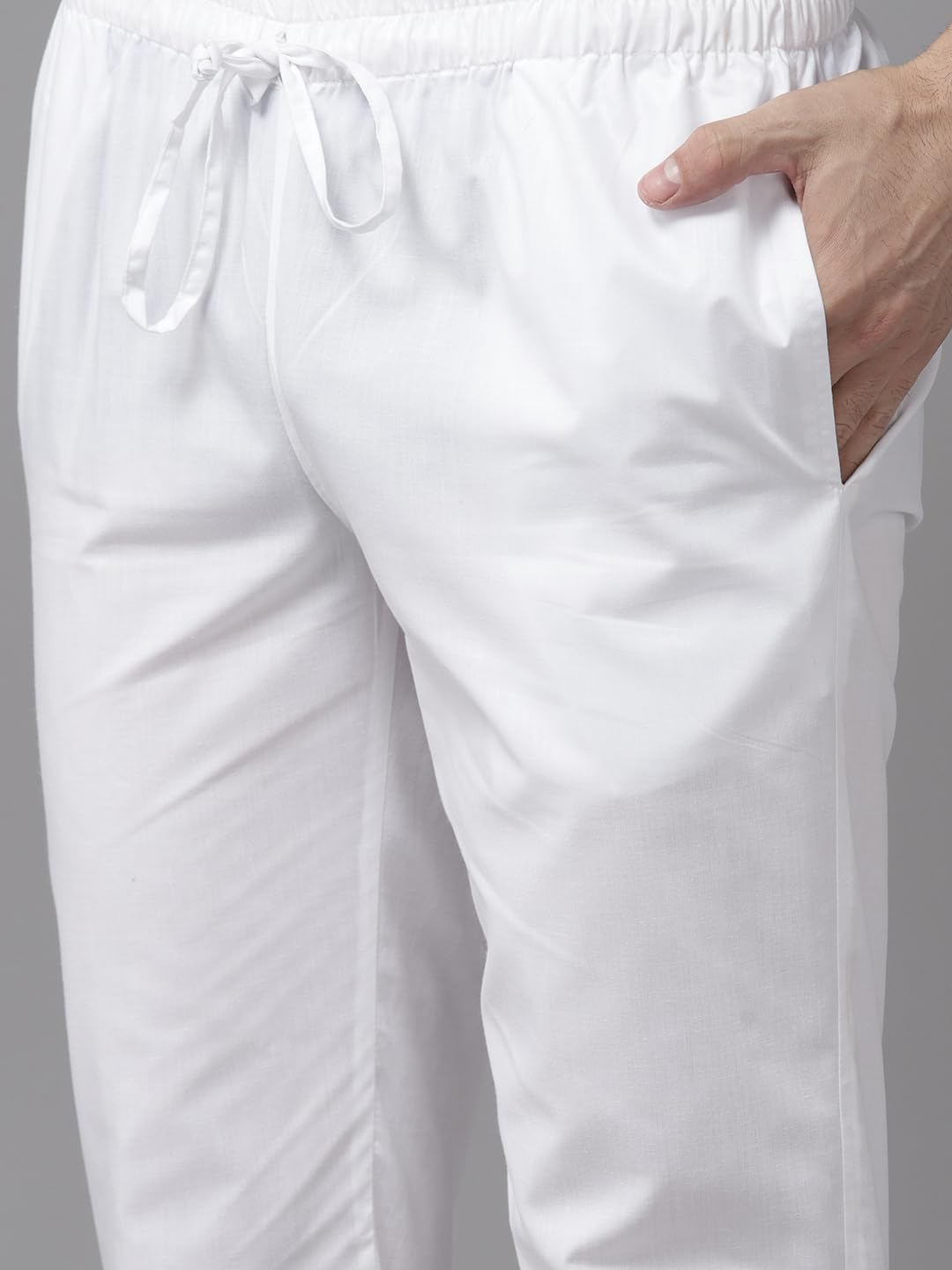 See Designs Men Mandarin Collar Off White & Blue Pure Cotton Embroidered Staright Full Sleeve Kurta With Pajama - Sd2Mekt_127001