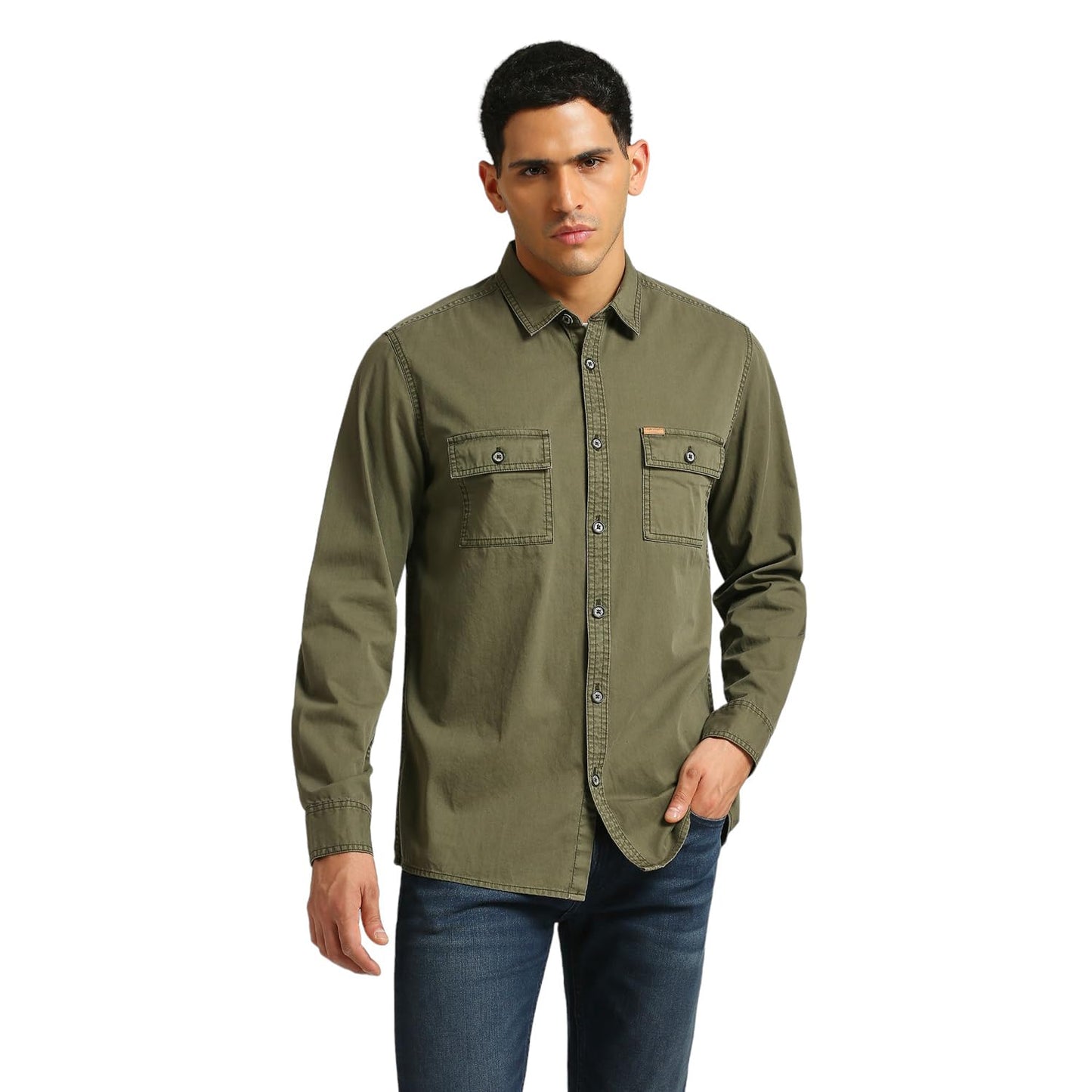 Dept Solid Od Twill Shirt