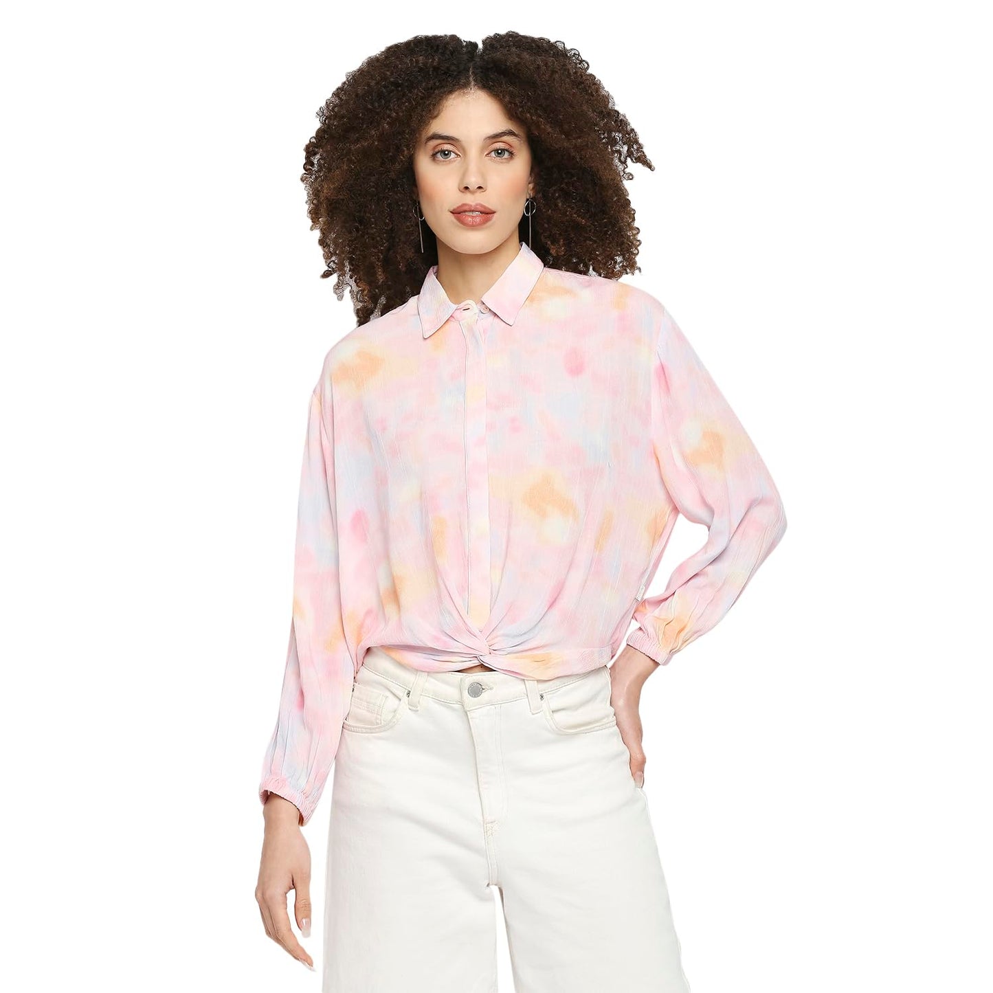 Pepe Jeans WomenS Regular Shirt (Pl304301_Pink Xl)
