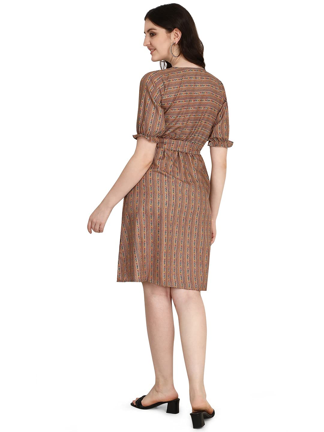GRECIILOOKS Women's Rayon Dress Standard Length Kurti